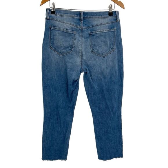 L’Agence cropped raw hem straight high rise jeans size 29 - Picture 4 of 7
